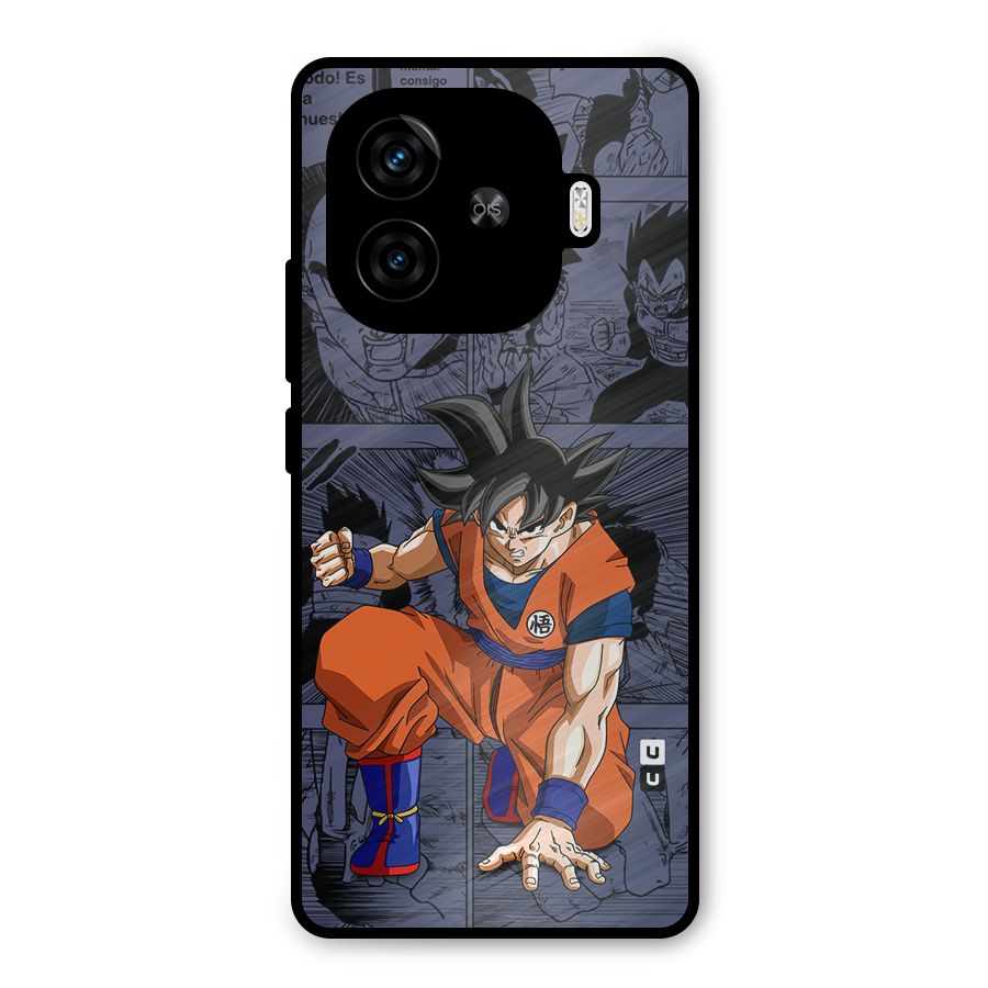Goku Manga Art Metal Back Case for iQOO Neo 10R