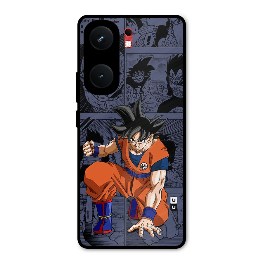 Goku Manga Art Metal Back Case for iQOO Neo 9 Pro