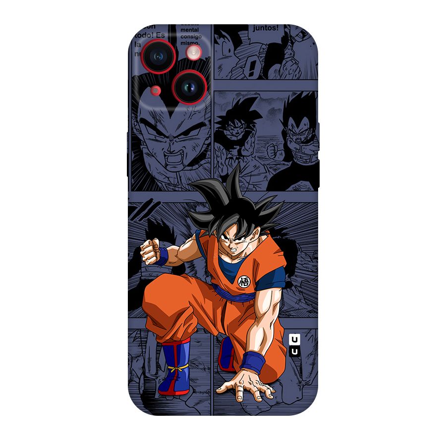 Goku Manga Art Original Polycarbonate Back Case for iPhone 14 Plus
