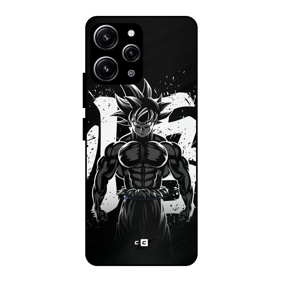 Goku Unleashed Power Glass Back Case for Redmi 12 4G