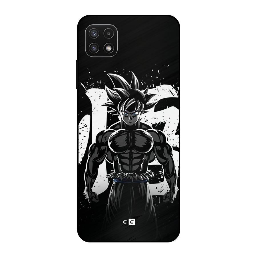 Goku Unleashed Power Metal Back Case for Galaxy A22 5G