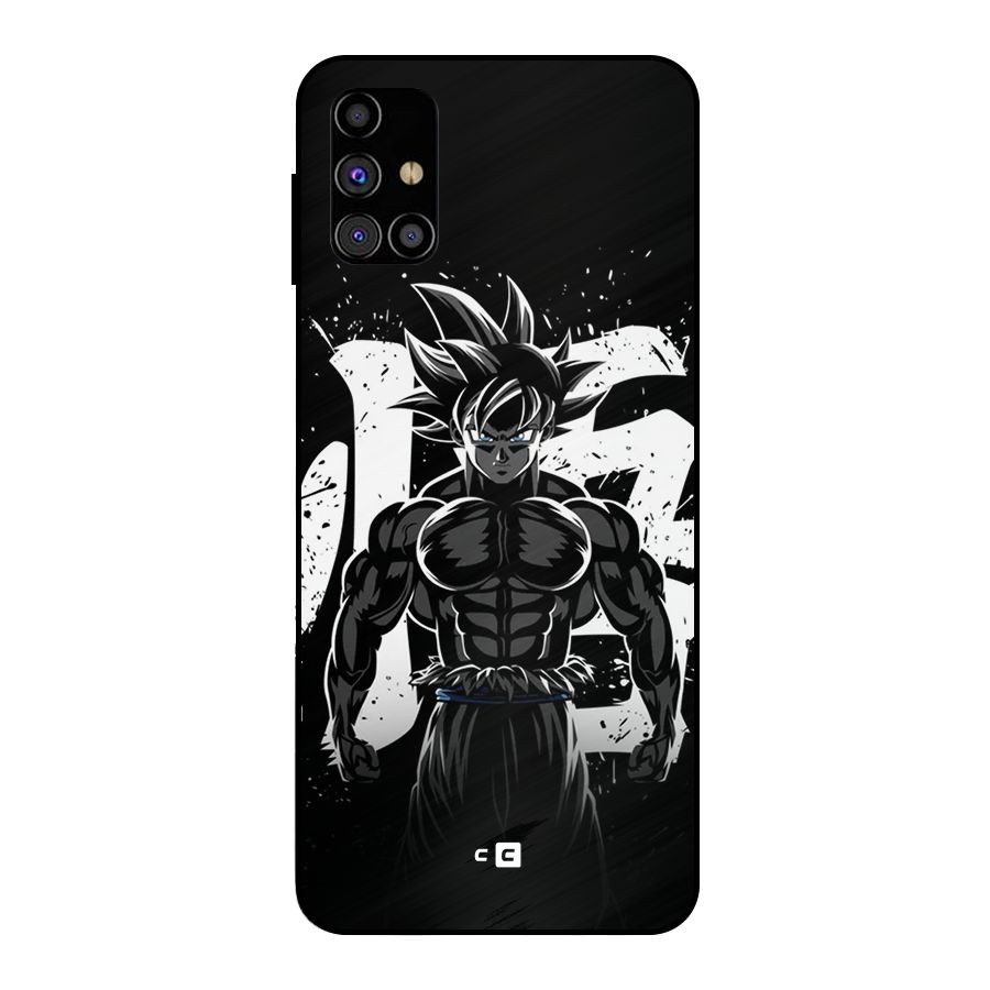 Goku Unleashed Power Metal Back Case for Galaxy M31s