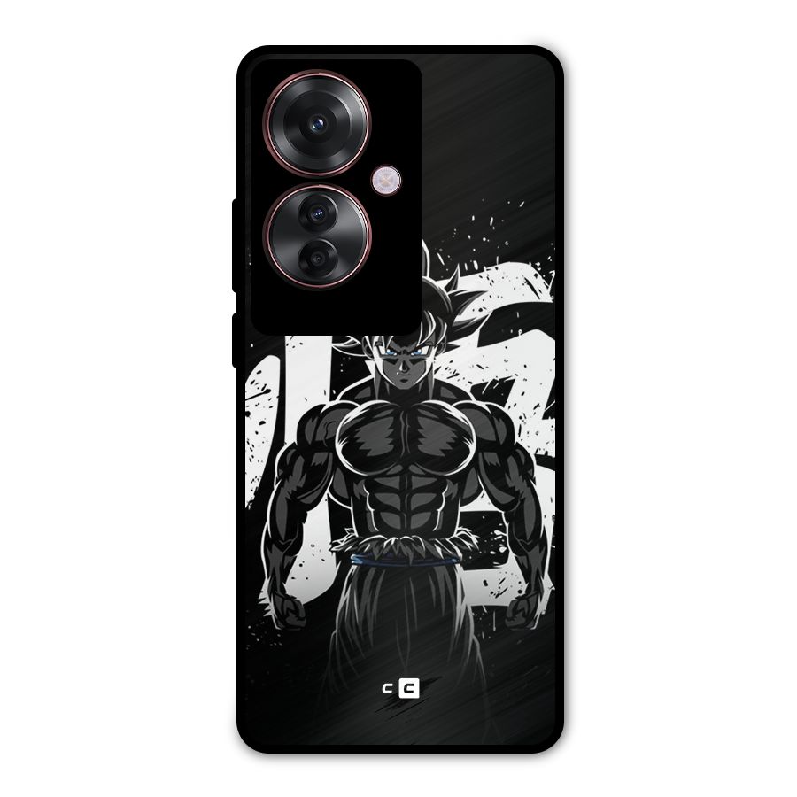 Goku Unleashed Power Metal Back Case for Oppo F25 Pro