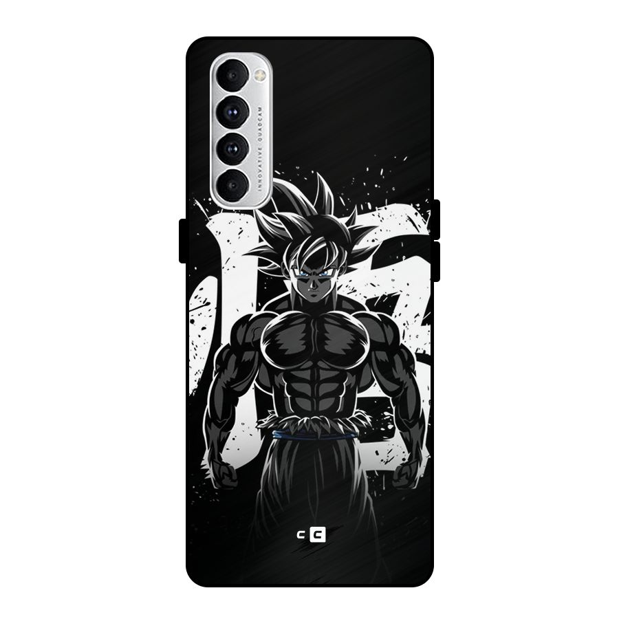 Goku Unleashed Power Metal Back Case for Oppo Reno4 Pro