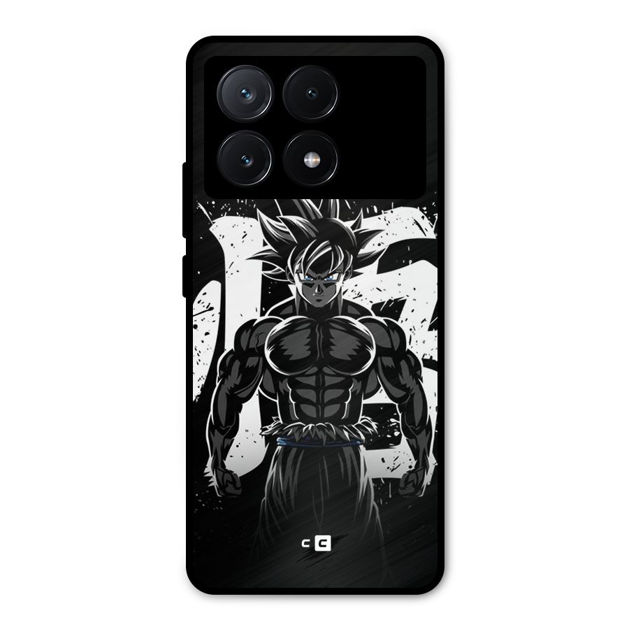 Goku Unleashed Power Metal Back Case for Poco X6 Pro