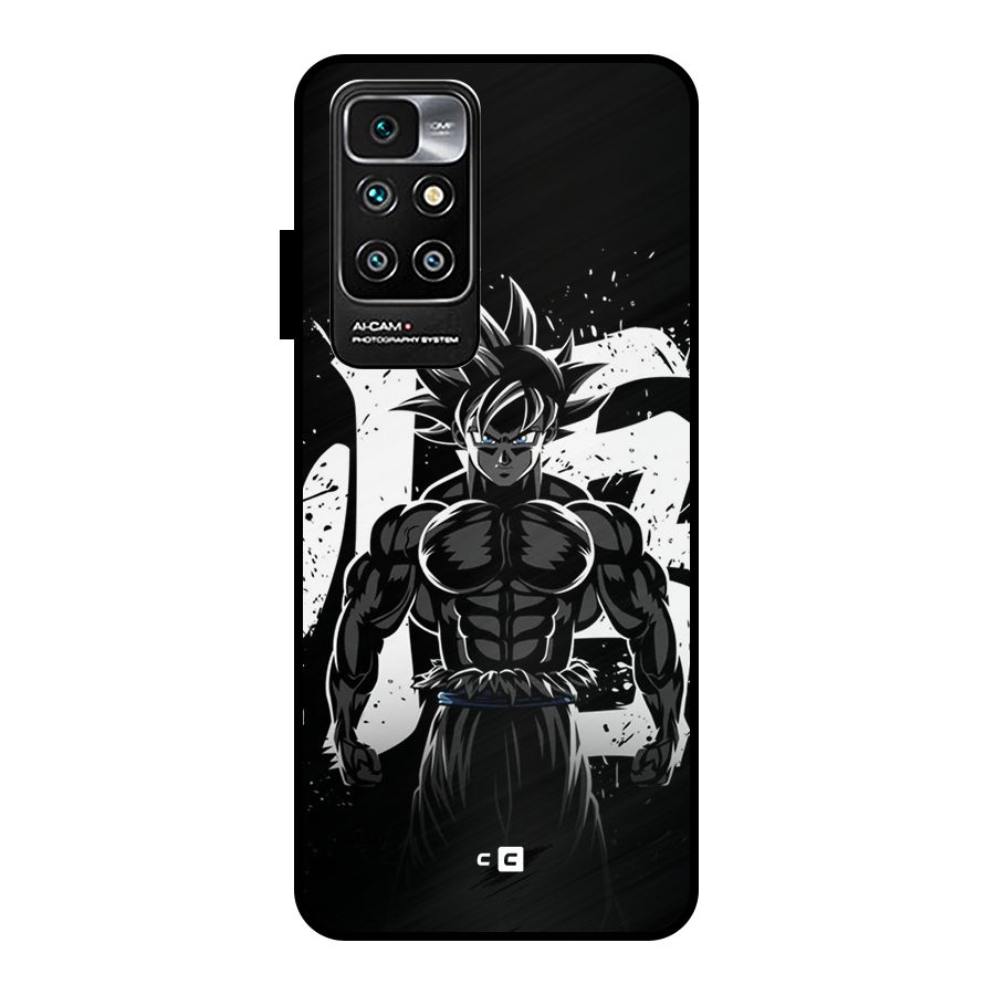 Goku Unleashed Power Metal Back Case for Redmi 10 Prime