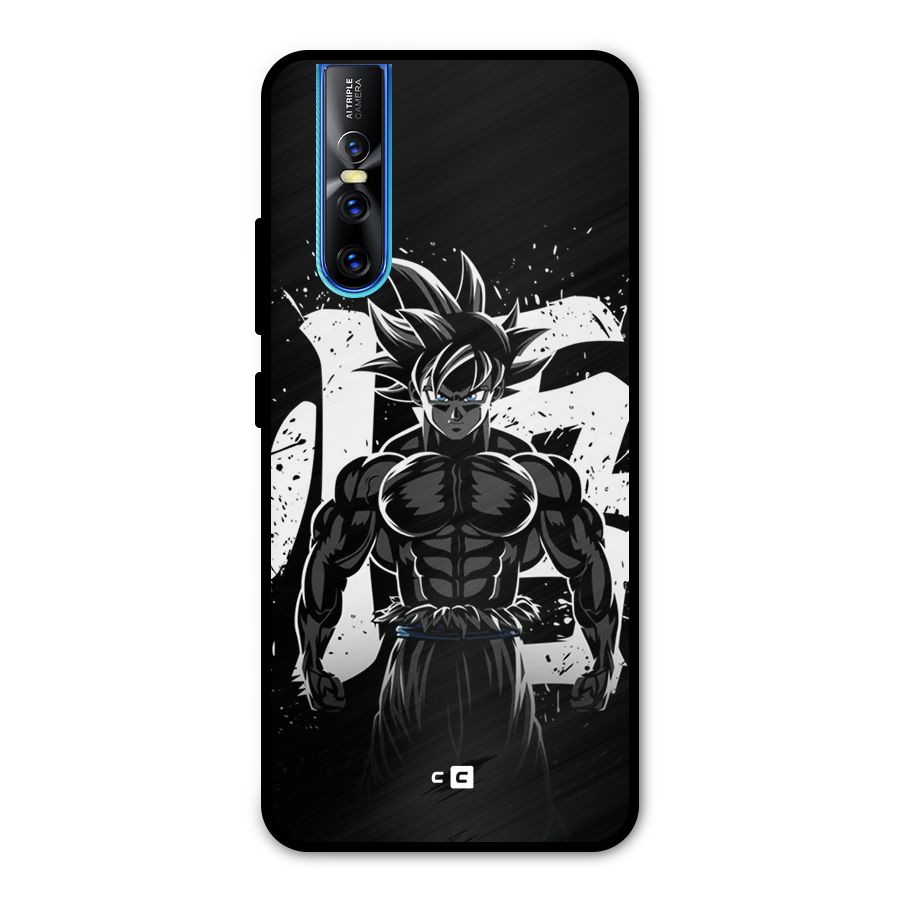 Goku Unleashed Power Metal Back Case for Vivo V15 Pro
