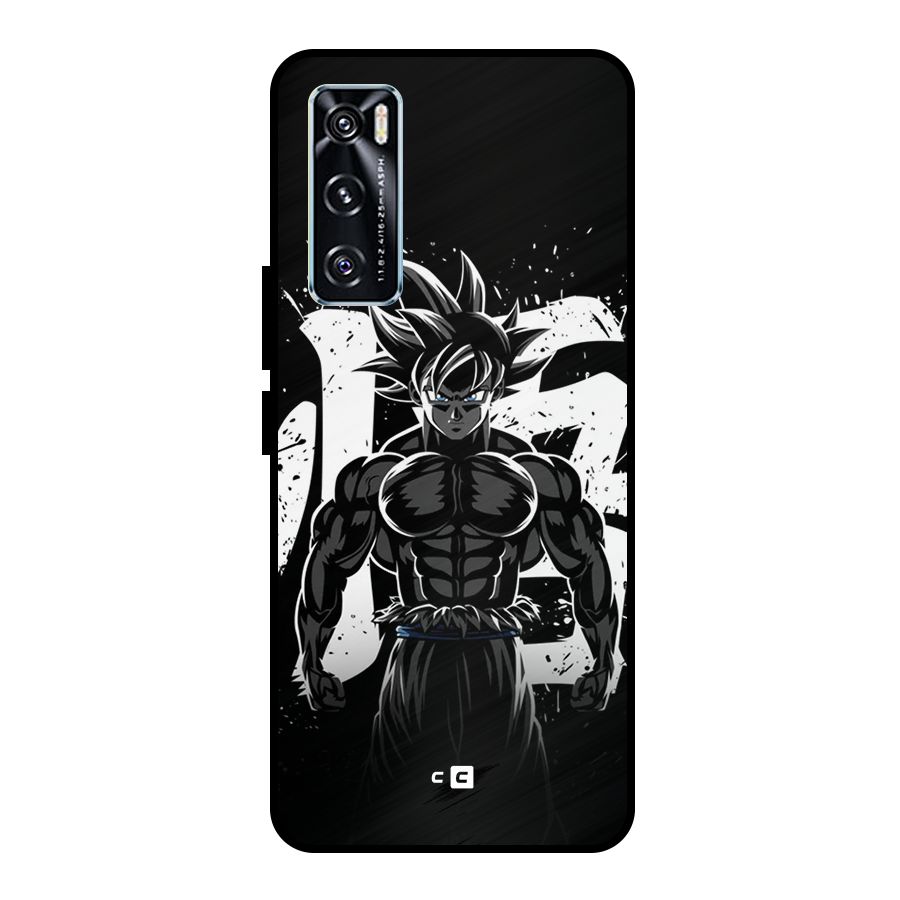 Goku Unleashed Power Metal Back Case for Vivo V20 SE