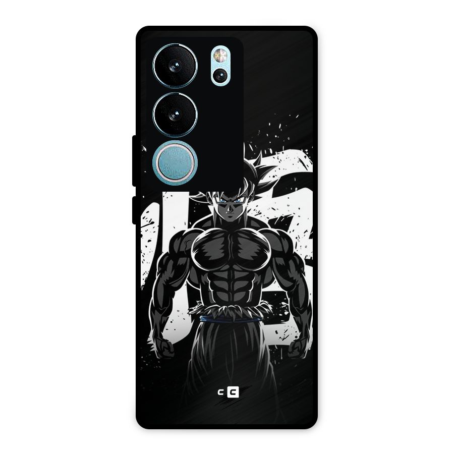 Goku Unleashed Power Metal Back Case for Vivo V29 Pro