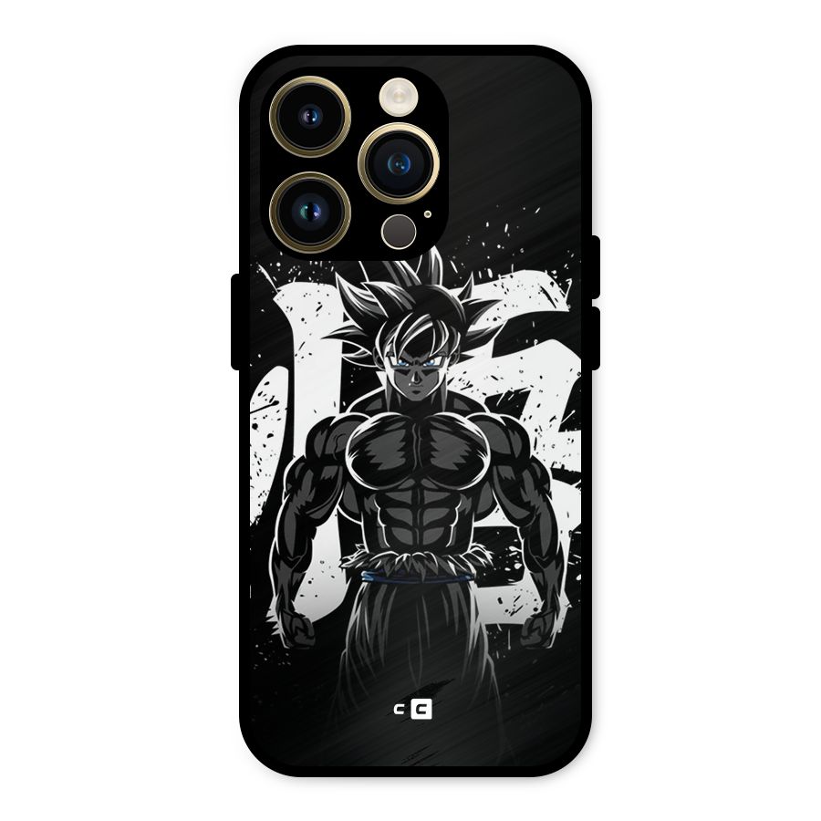 Goku Unleashed Power Metal Back Case for iPhone 14 Pro