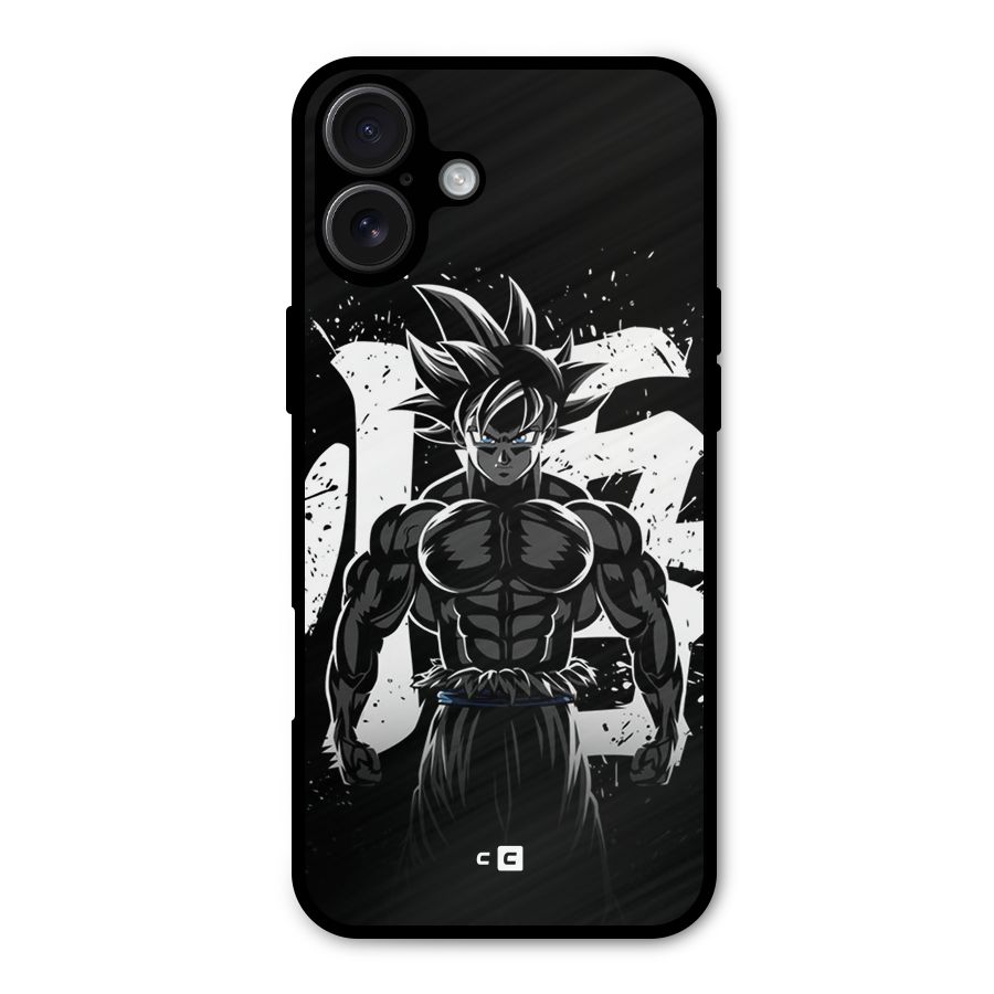 Goku Unleashed Power Metal Back Case for iPhone 16 Plus