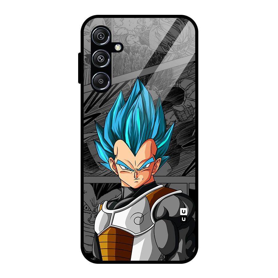 Goku Vegeta Art Glass Back Case for Galaxy M34 5G