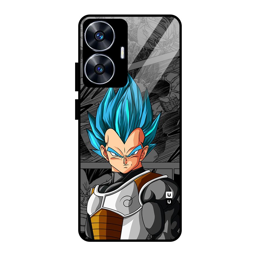 Goku Vegeta Art Glass Back Case for Realme Narzo N55