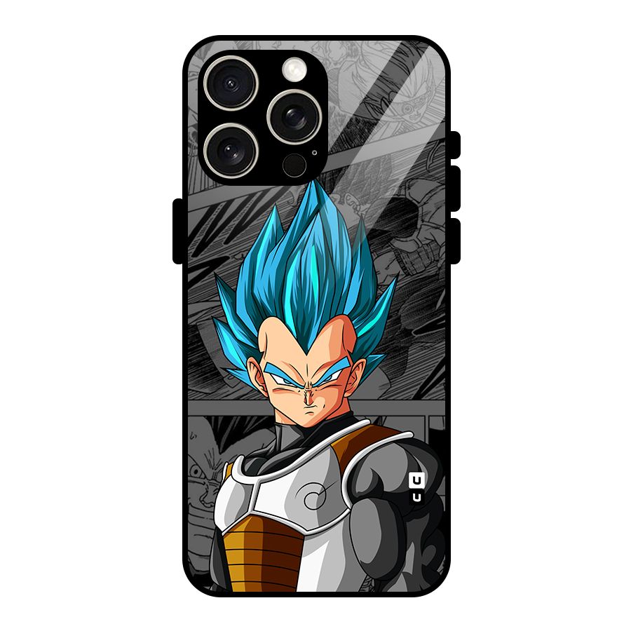 Goku Vegeta Art Glass Back Case for iPhone 15 Pro Max