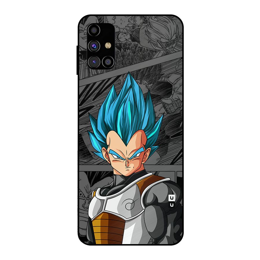Goku Vegeta Art Metal Back Case for Galaxy M31s