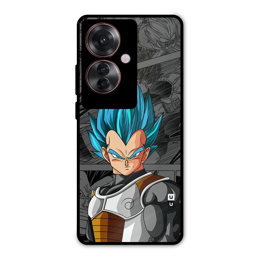 Goku Vegeta Art Metal Back Case for Oppo F25 Pro