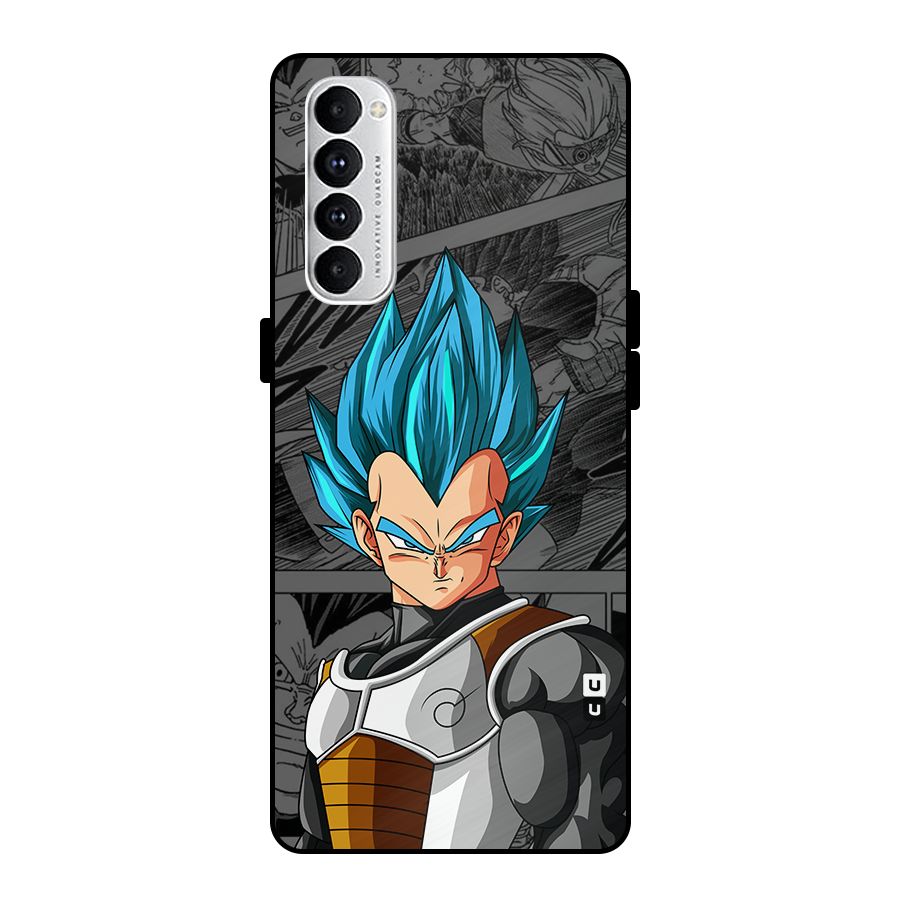 Goku Vegeta Art Metal Back Case for Oppo Reno4 Pro