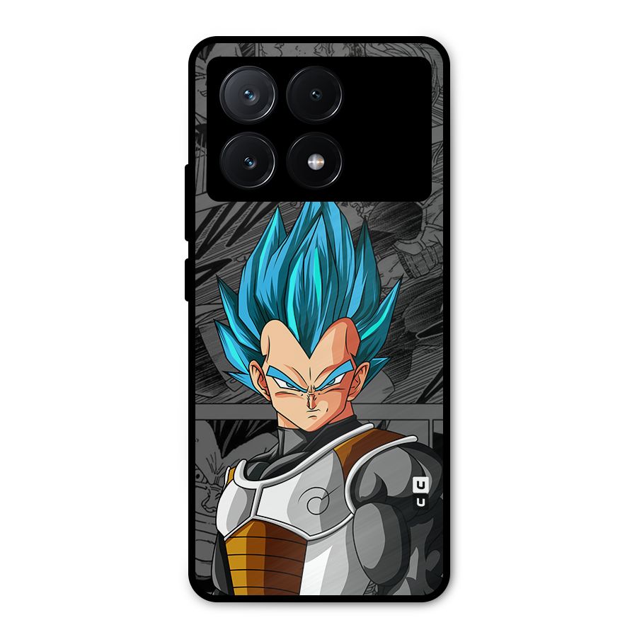 Goku Vegeta Art Metal Back Case for Poco X6 Pro