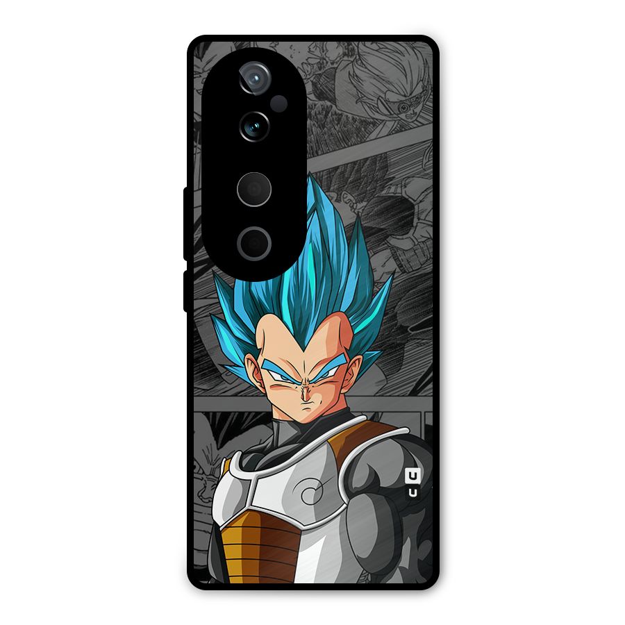 Goku Vegeta Art Metal Back Case for Vivo T3 Ultra