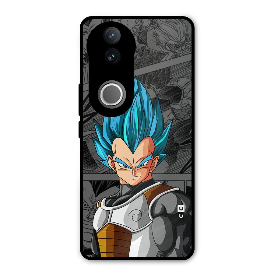 Goku Vegeta Art Metal Back Case for Vivo V50e