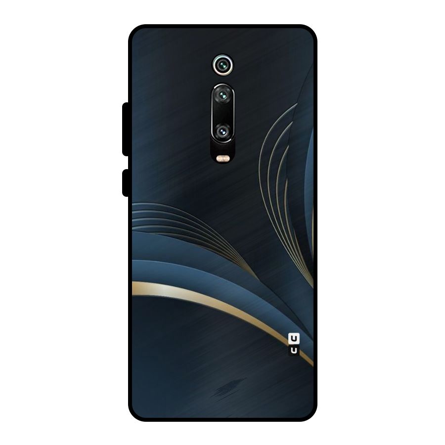 Gold Blue Beauty Metal Back Case for Redmi K20 Pro