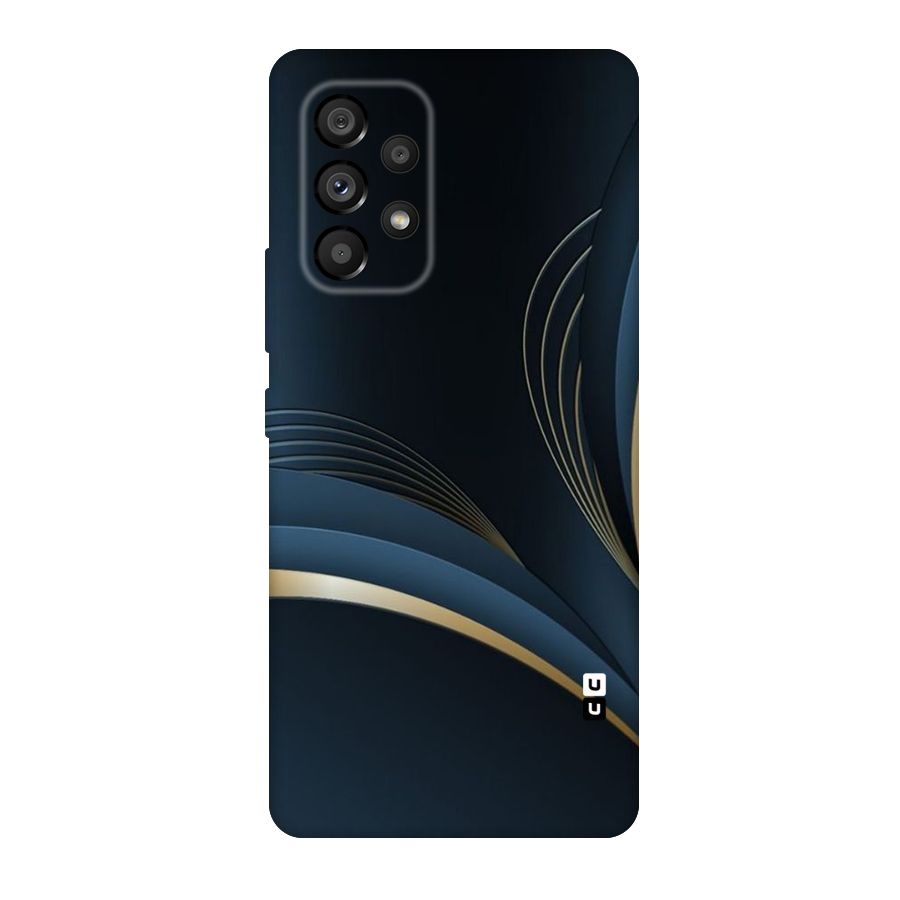 Gold Blue Beauty Original Polycarbonate Back Case for Galaxy A53 5G