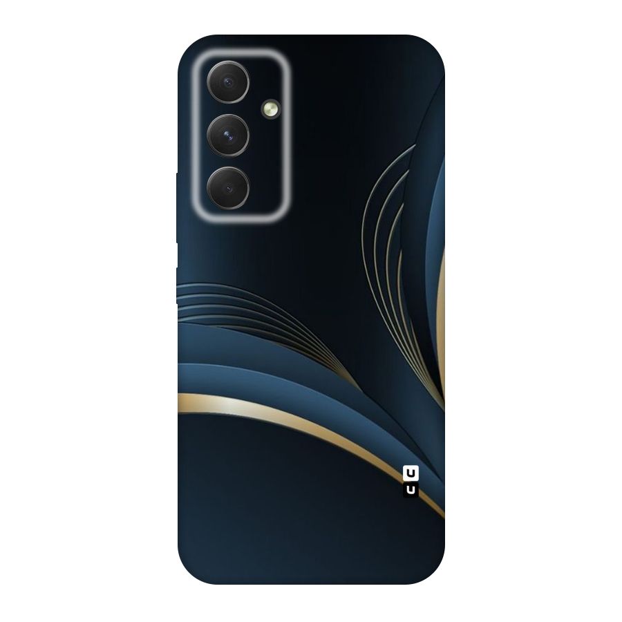 Gold Blue Beauty Original Polycarbonate Back Case for Galaxy A54