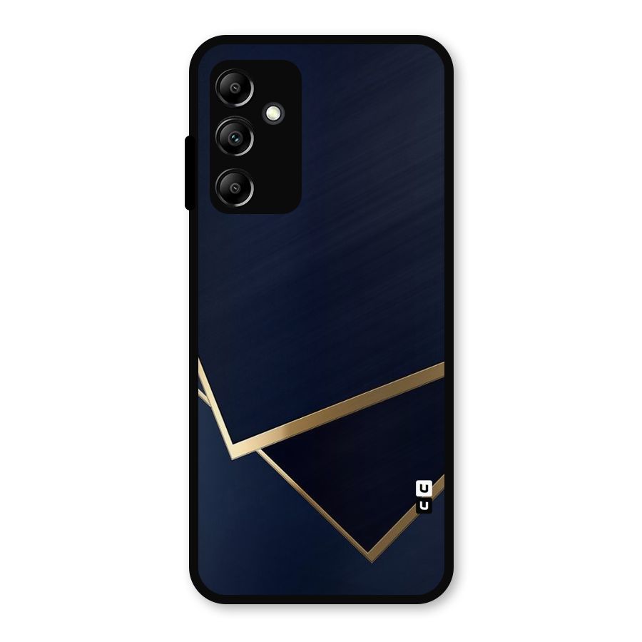 Gold Corners Metal Back Case for Galaxy A14 5G