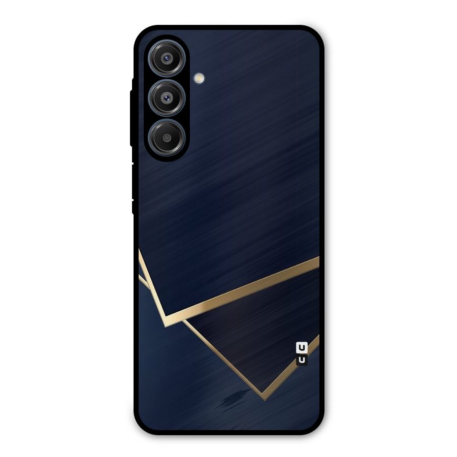Gold Corners Metal Back Case for Galaxy A16 5G