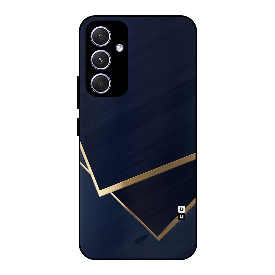 Gold Corners Metal Back Case for Galaxy A54