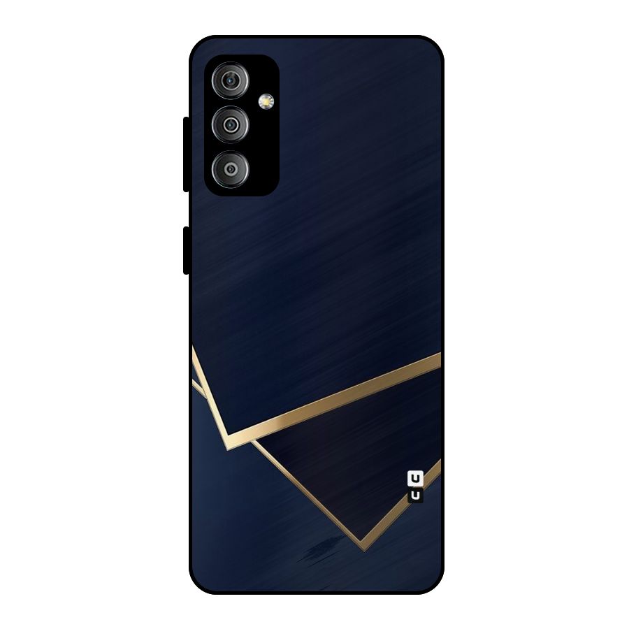 Gold Corners Metal Back Case for Galaxy F23