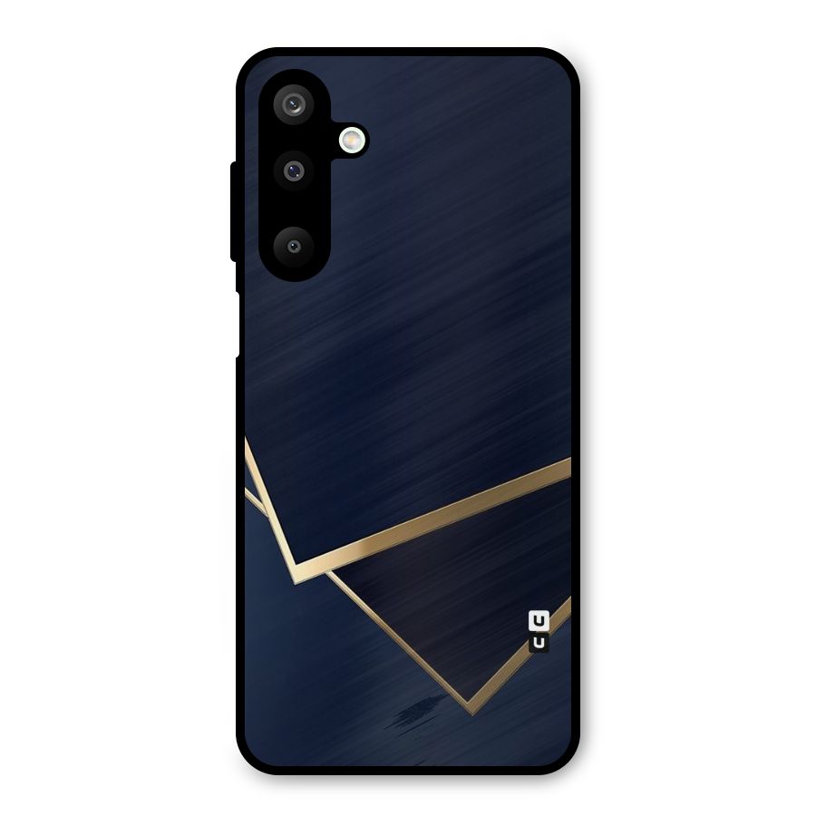Gold Corners Metal Back Case for Galaxy M16