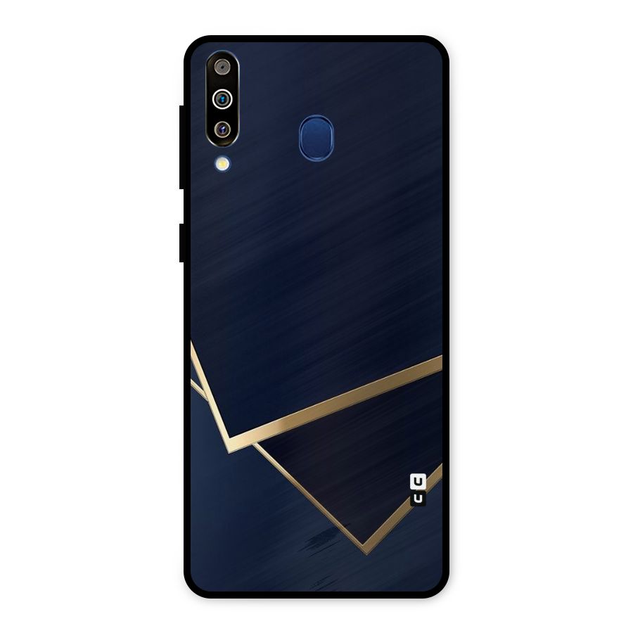Gold Corners Metal Back Case for Galaxy M30