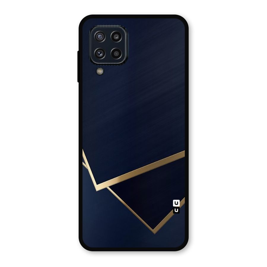 Gold Corners Metal Back Case for Galaxy M32