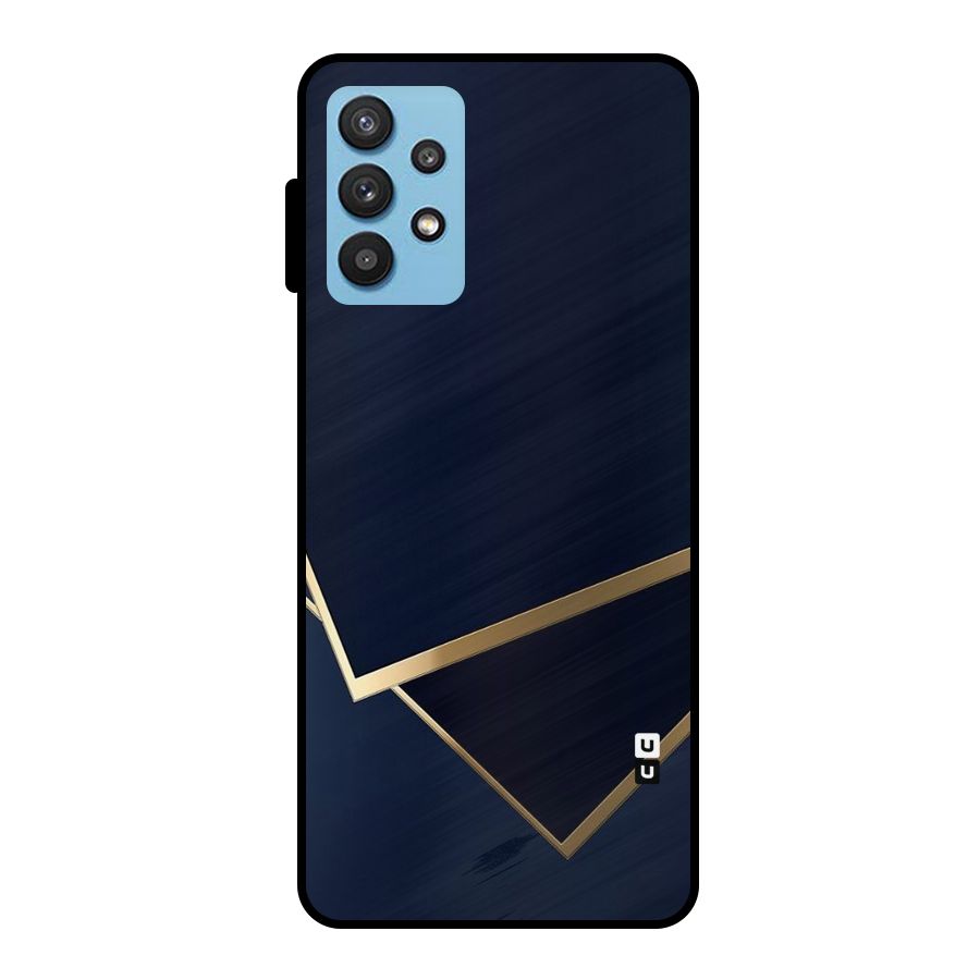 Gold Corners Metal Back Case for Galaxy M32 5G