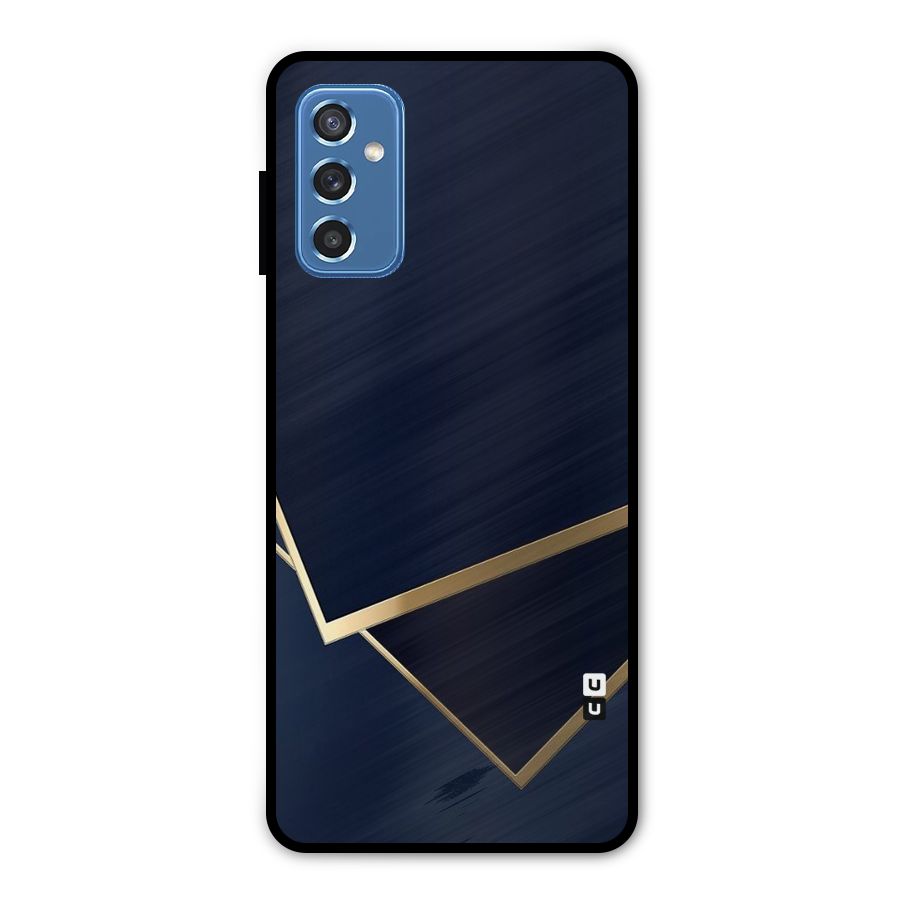 Gold Corners Metal Back Case for Galaxy M52 5G