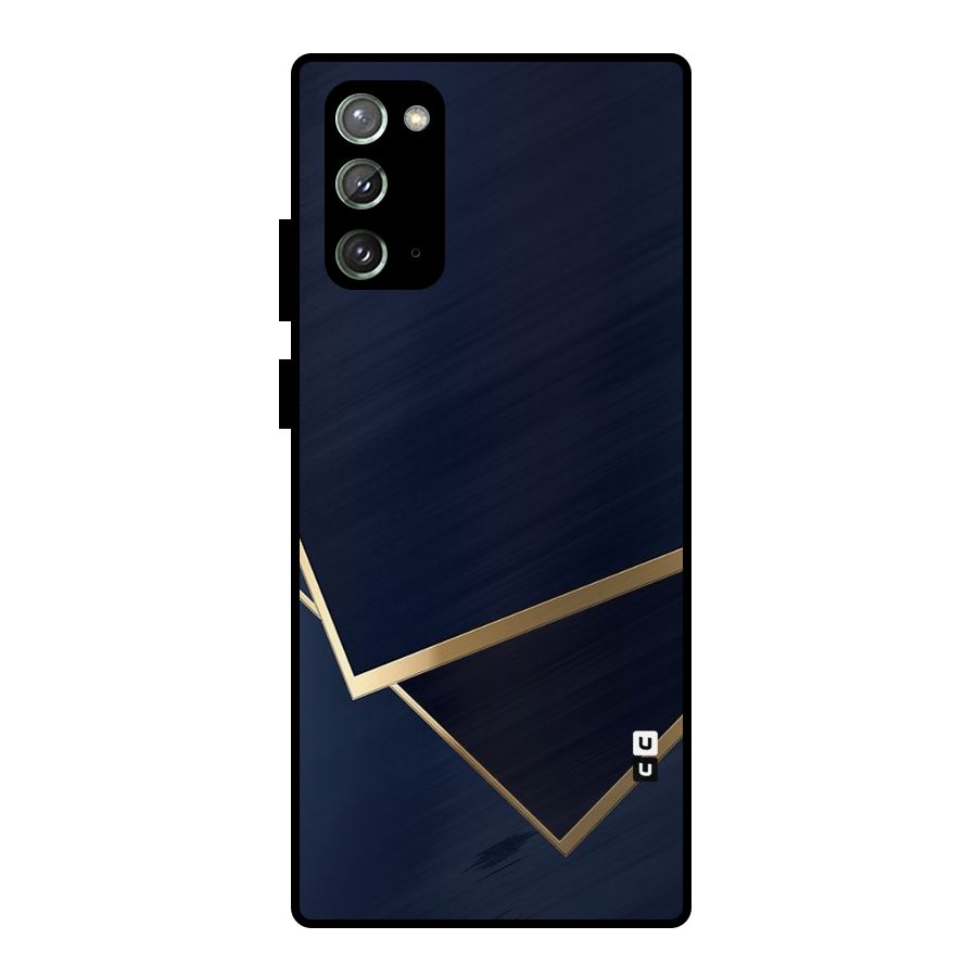 Gold Corners Metal Back Case for Galaxy Note 20
