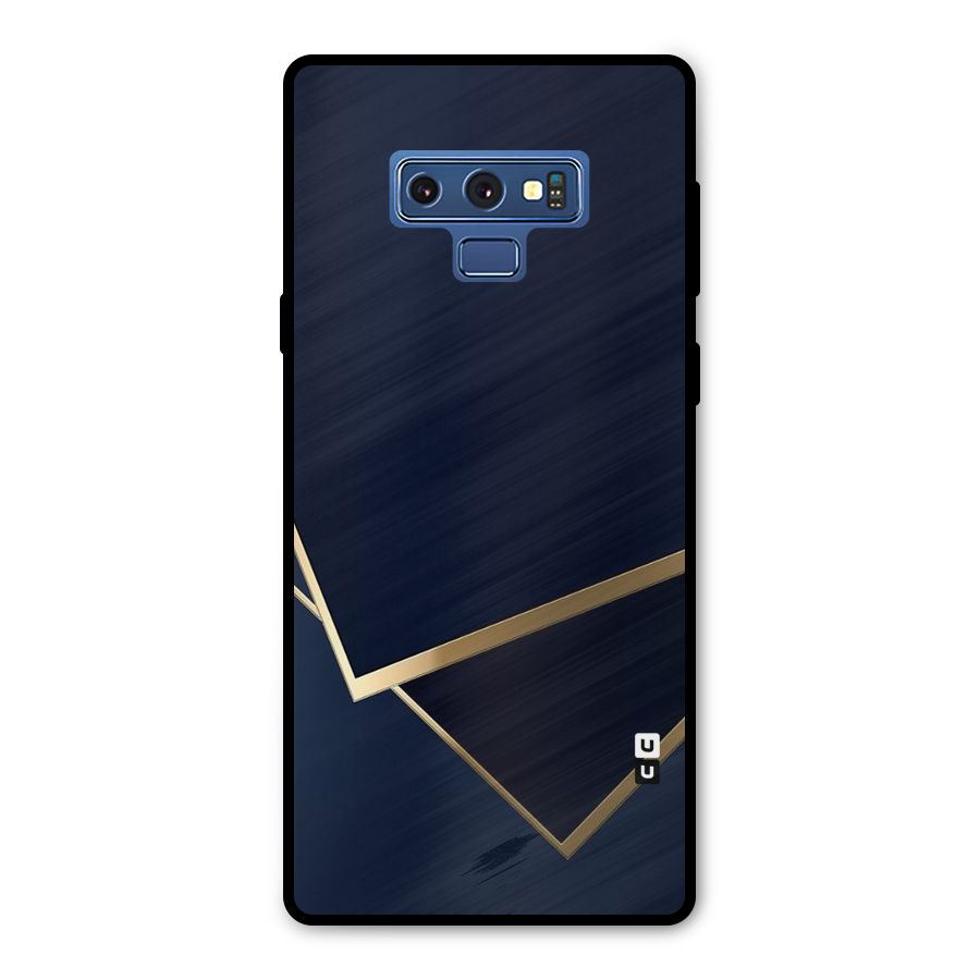 Gold Corners Metal Back Case for Galaxy Note 9