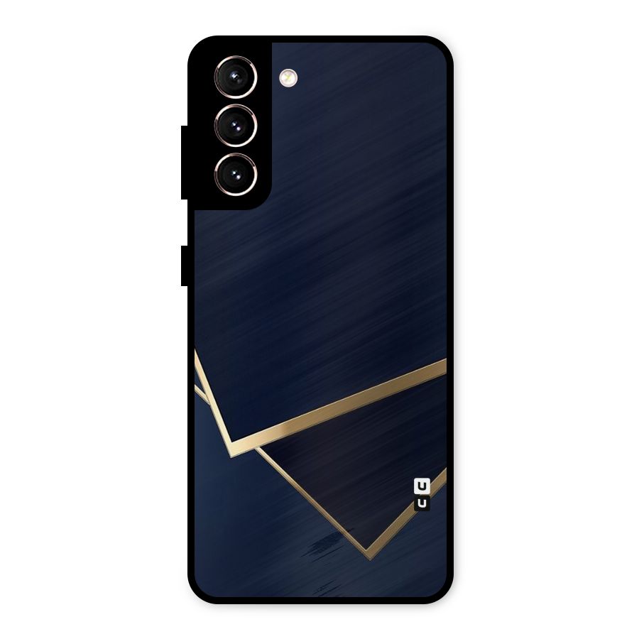 Gold Corners Metal Back Case for Galaxy S21 5G