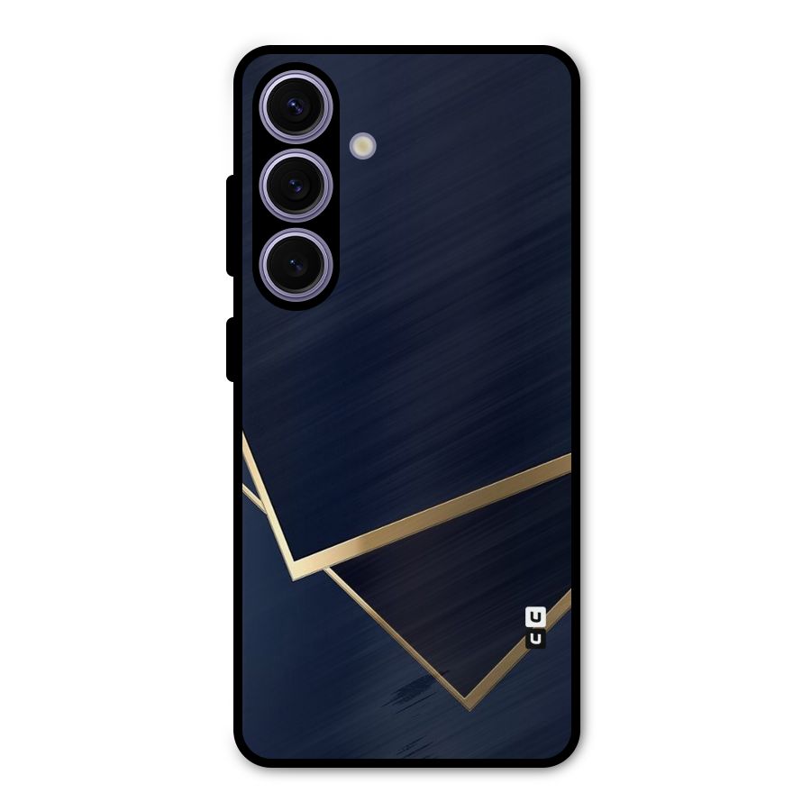 Gold Corners Metal Back Case for Galaxy S24
