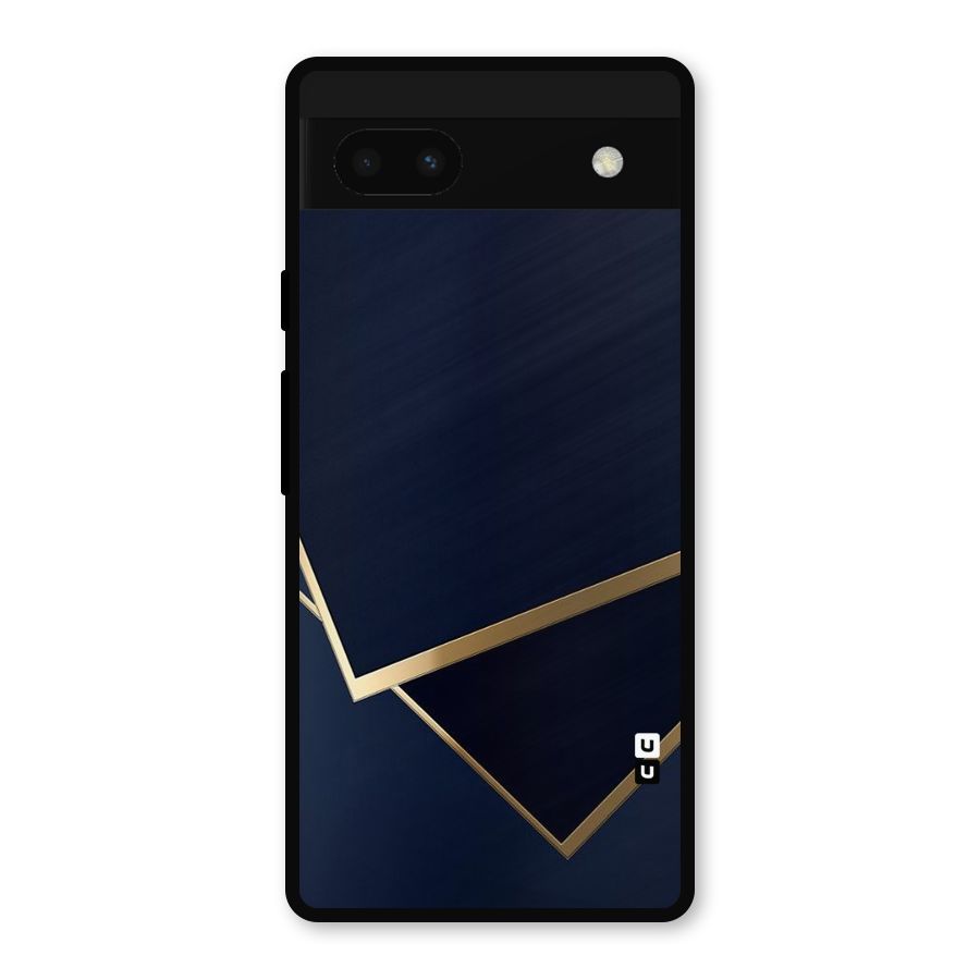 Gold Corners Metal Back Case for Google Pixel 6a