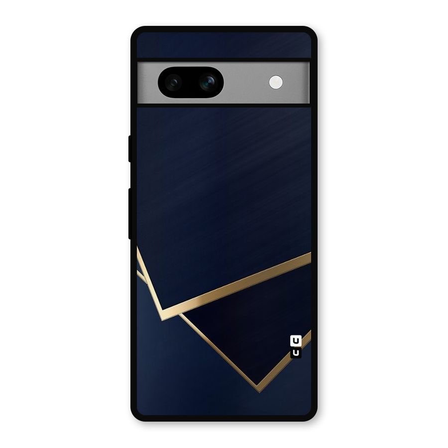 Gold Corners Metal Back Case for Google Pixel 7a