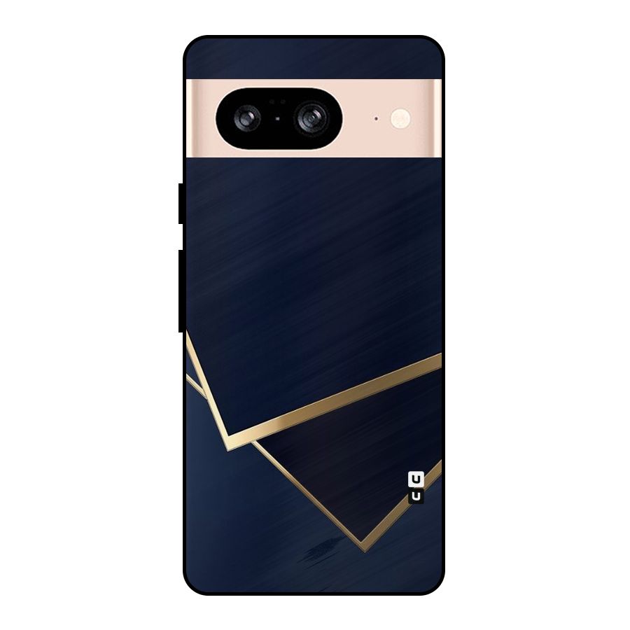 Gold Corners Metal Back Case for Google Pixel 8