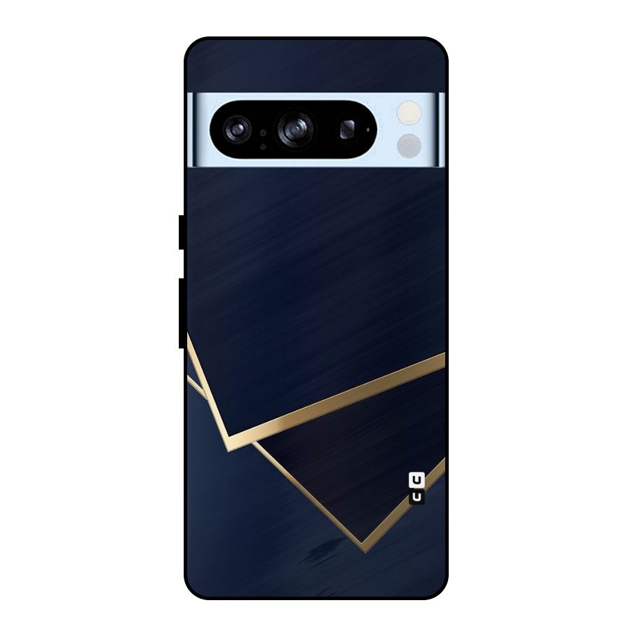 Gold Corners Metal Back Case for Google Pixel 8 Pro