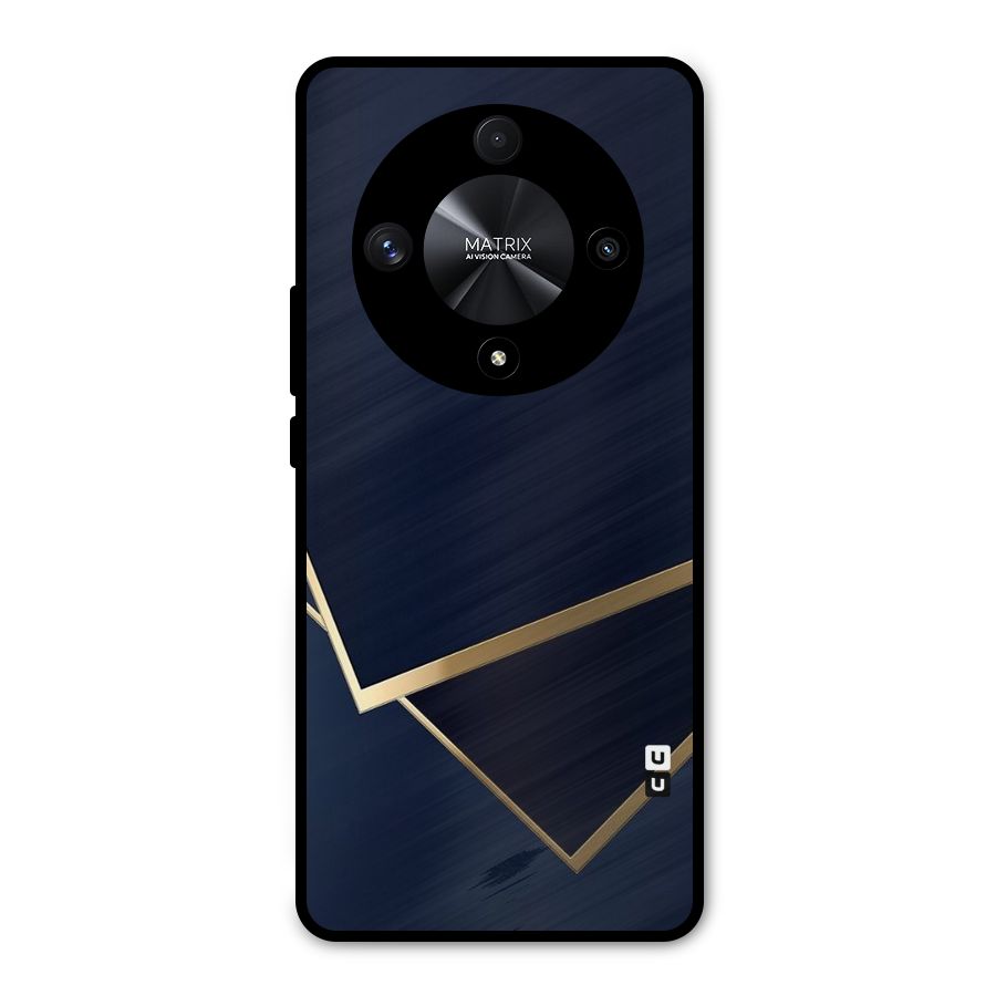 Gold Corners Metal Back Case for Honor X9b