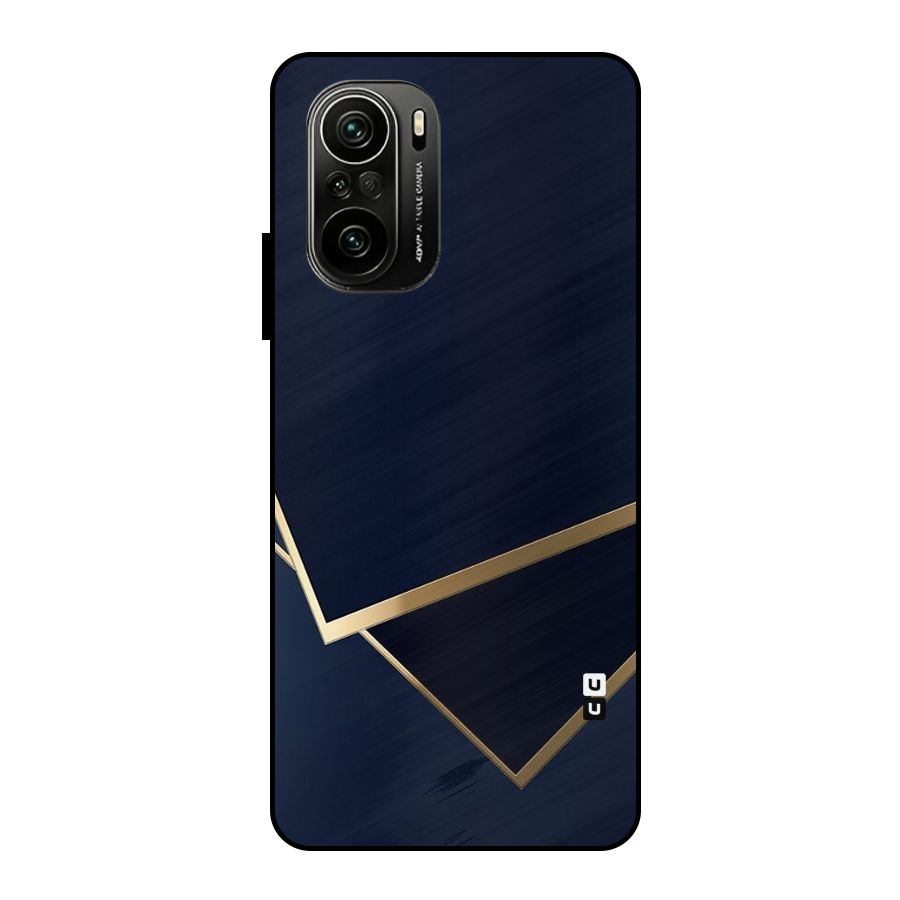 Gold Corners Metal Back Case for Mi 11X Pro