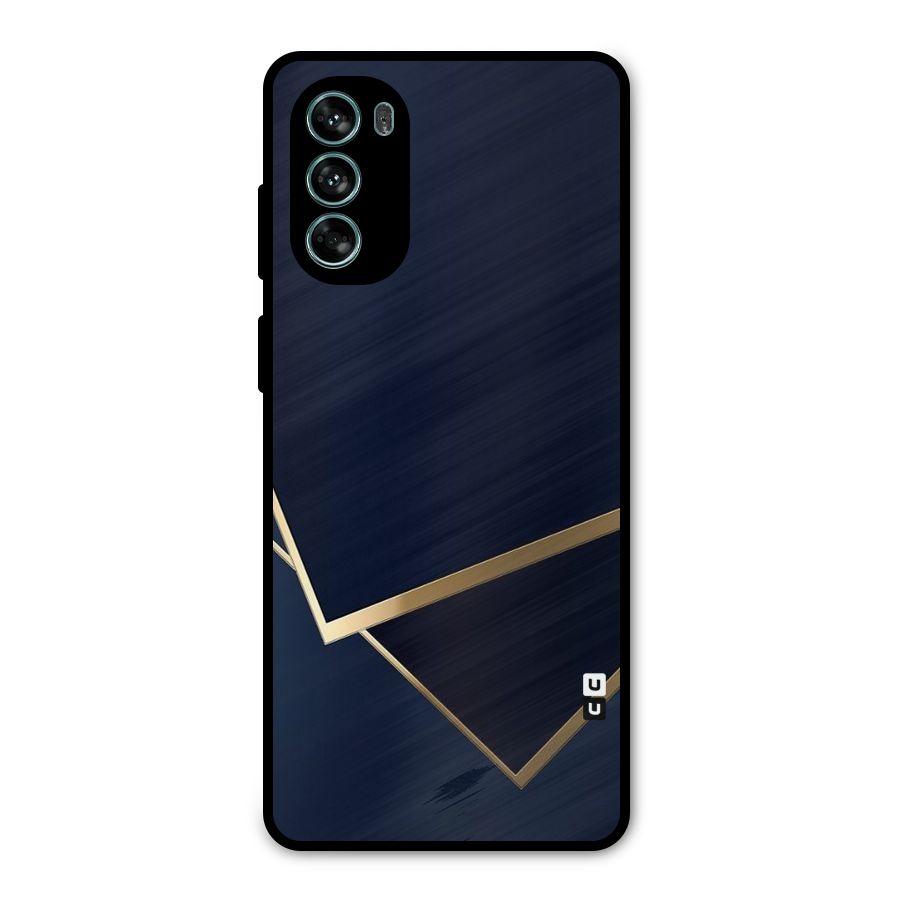 Gold Corners Metal Back Case for Moto G62