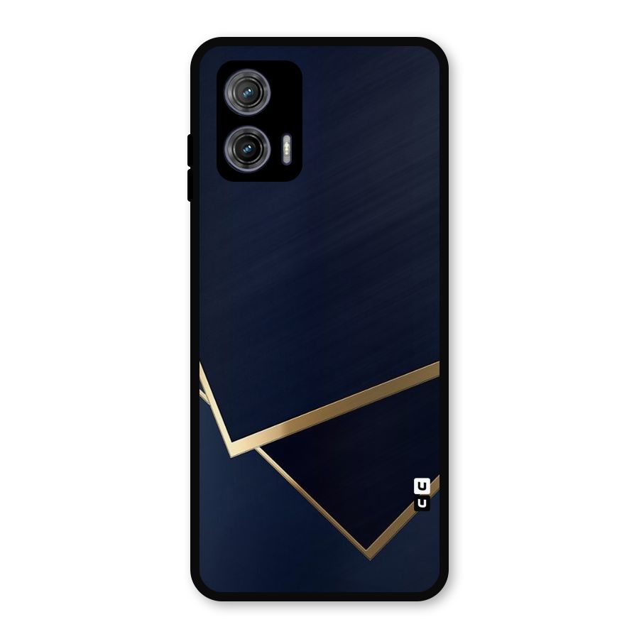 Gold Corners Metal Back Case for Moto G73