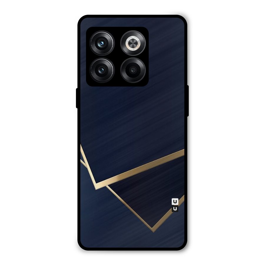 Gold Corners Metal Back Case for OnePlus 10T