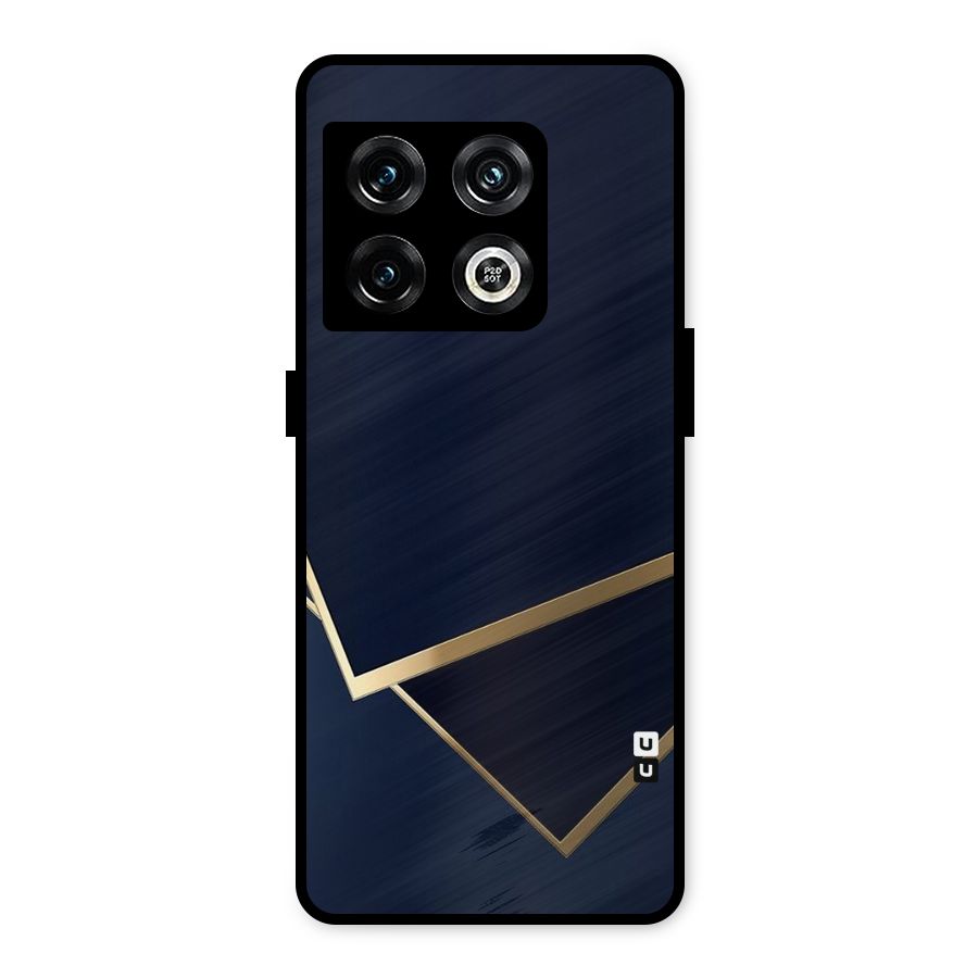 Gold Corners Metal Back Case for OnePlus 10 Pro 5G